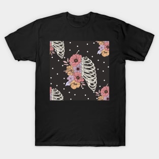 Flower Ribs T-Shirt